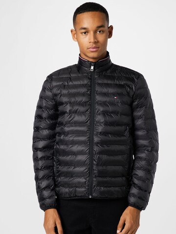 TOMMY HILFIGER Between-season jacket in Black: front