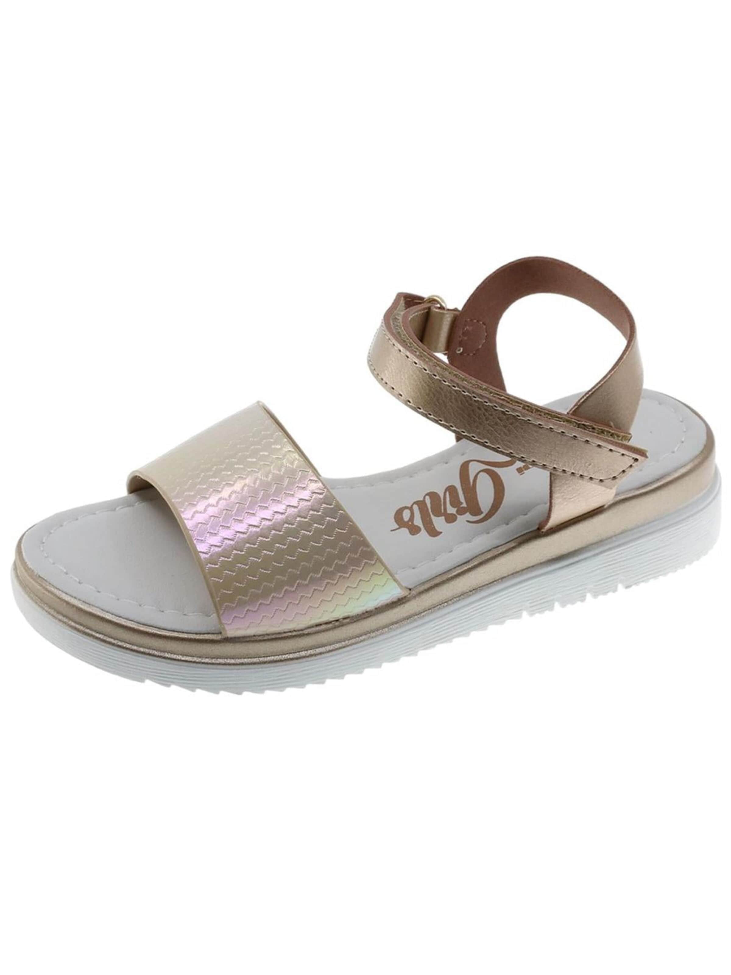 Beppi Sandale in Gold: Vorderseite