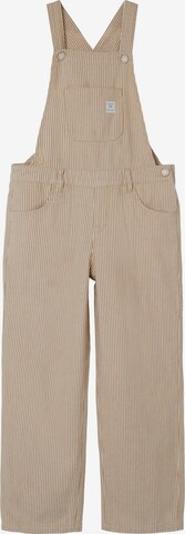 regular Pantaloni con pettorina 'DES' di NAME IT in beige: frontale