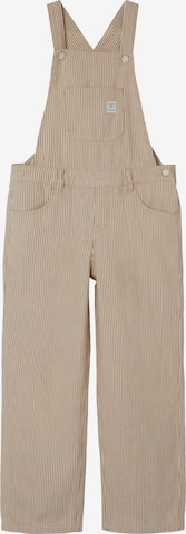 regular Pantaloni con pettorina 'DES' di NAME IT in beige: frontale