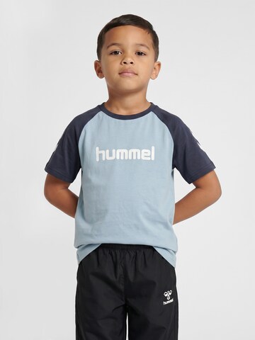 Hummel Functioneel shirt in Blauw: voorkant