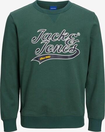 JACK & JONES Sweatshirt 'BECKS' in Groen: voorkant