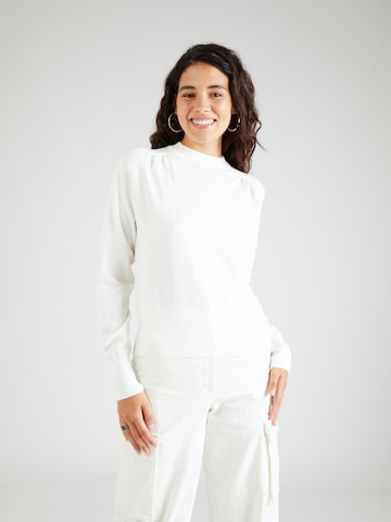 Pullover 'NUSILA' di NÜMPH in bianco: frontale