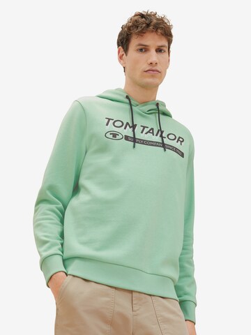 TOM TAILOR Sweatshirt in Grün