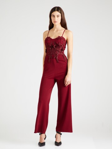 WAL G. Jumpsuit 'MAISY' in Red: front