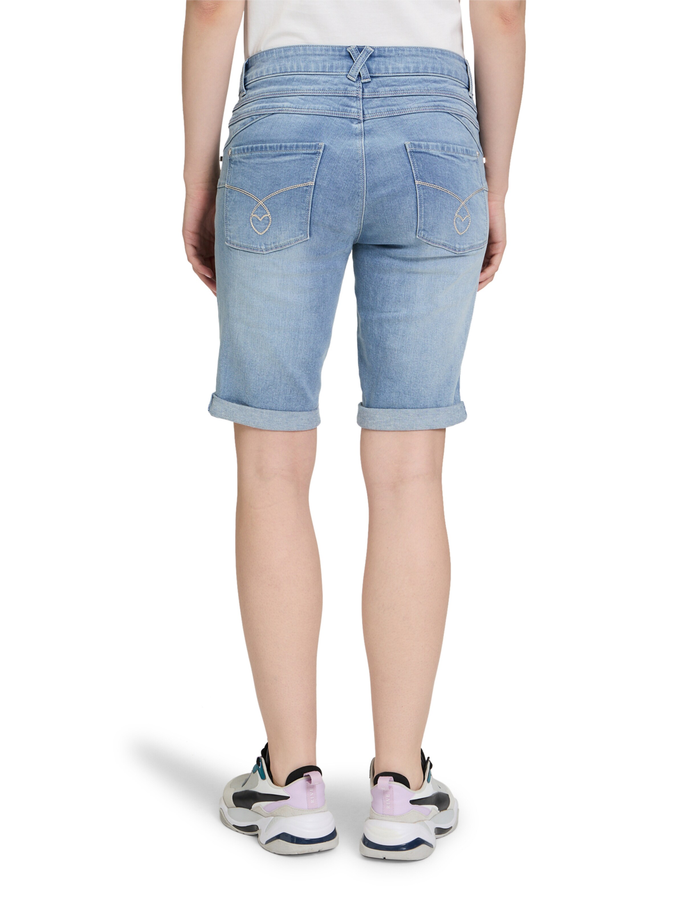 Cartoon Skinny Broek in Blauw