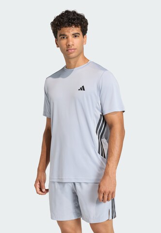 ADIDAS PERFORMANCE Funktionsshirt 'Tech Essentials' in Grau: Vorderseite