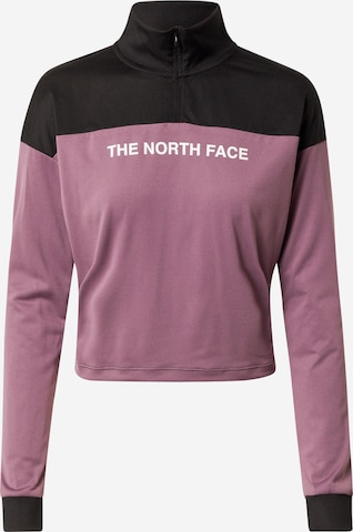 THE NORTH FACE Athletic Sweatshirt in Purple: front