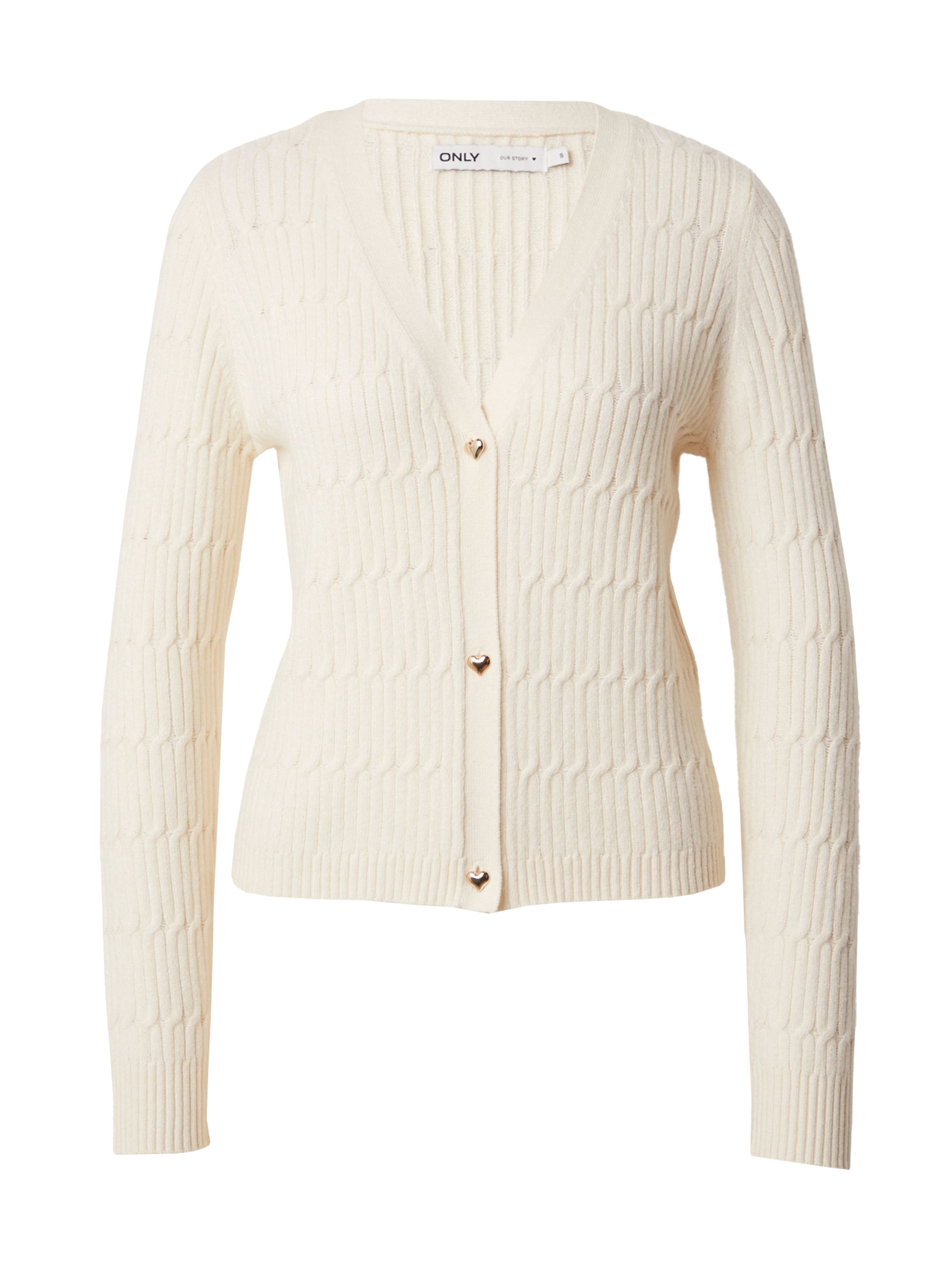 ONLY Knit Cardigan &#x27;ONLKatia&#x27; in White: front