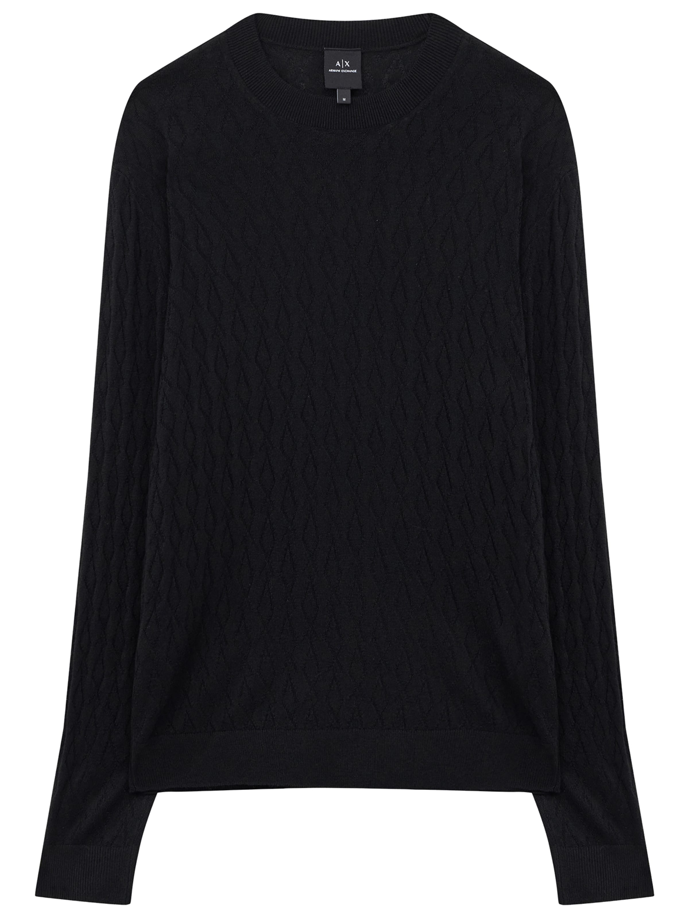 Pull-over ARMANI EXCHANGE en noir : devant