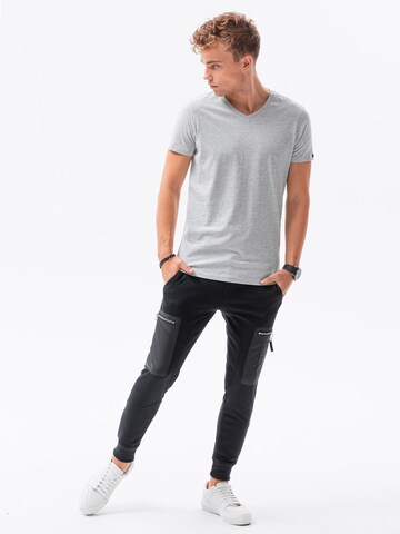 Ombre T-Shirt 'S1369' in Grau