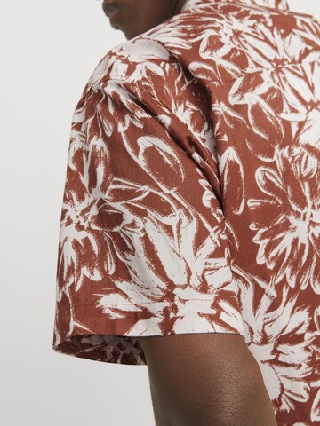 JACK & JONES Regular fit Overhemd in Bruin