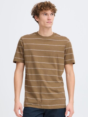 T-Shirt ' CFLie ' Casual Friday en marron