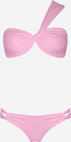 SEA ME SWIM Bikini 'BORA BORA' in Pink: front