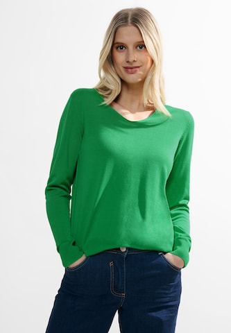 CECIL Sweater in Green: front