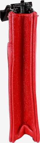 Porte-monnaies 'Capri Mini' Braun Büffel en rouge