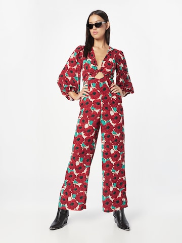 Traffic People - Jumpsuit 'Betsy' en rojo