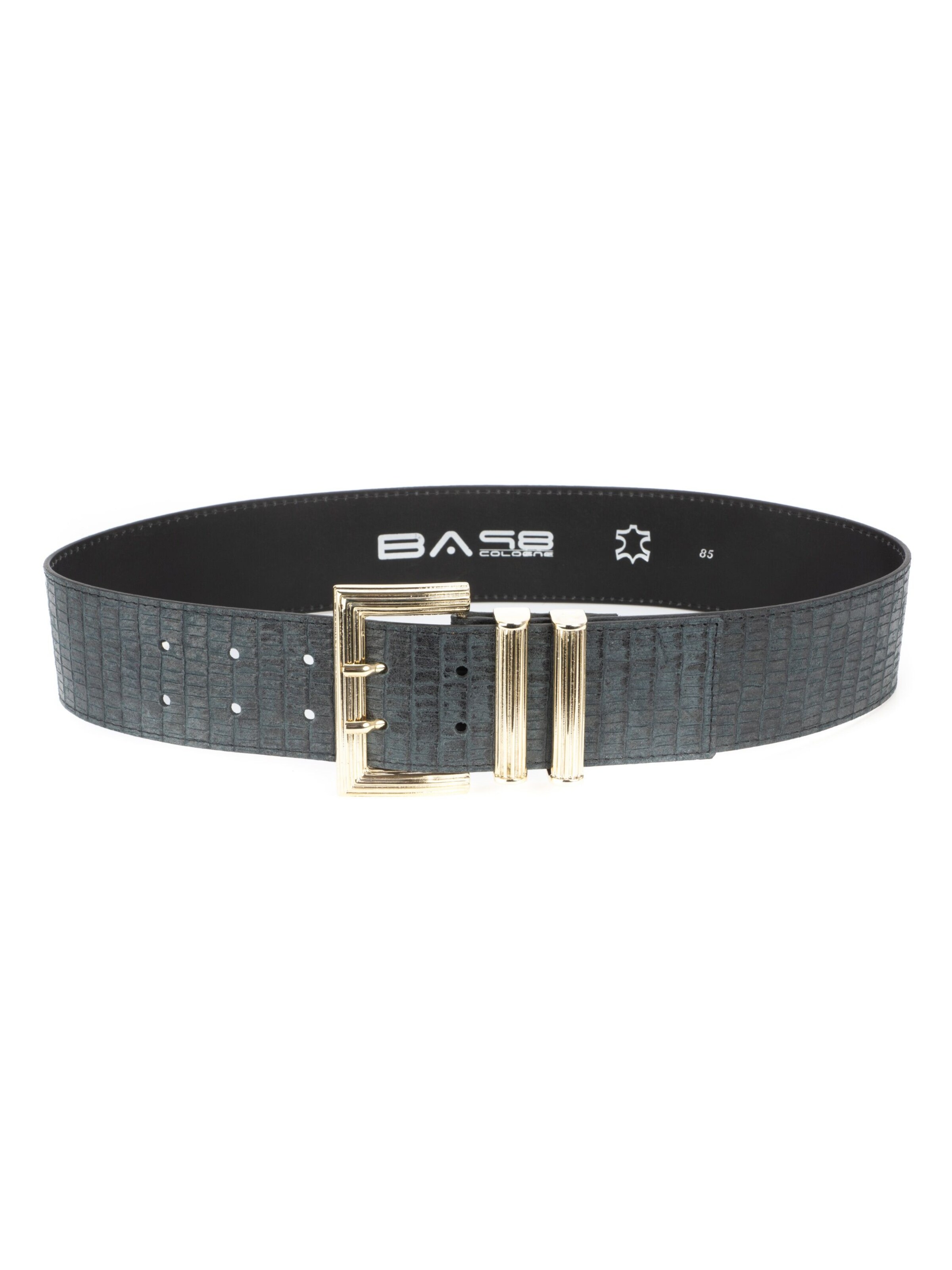 Ceinture BA98 en noir : devant