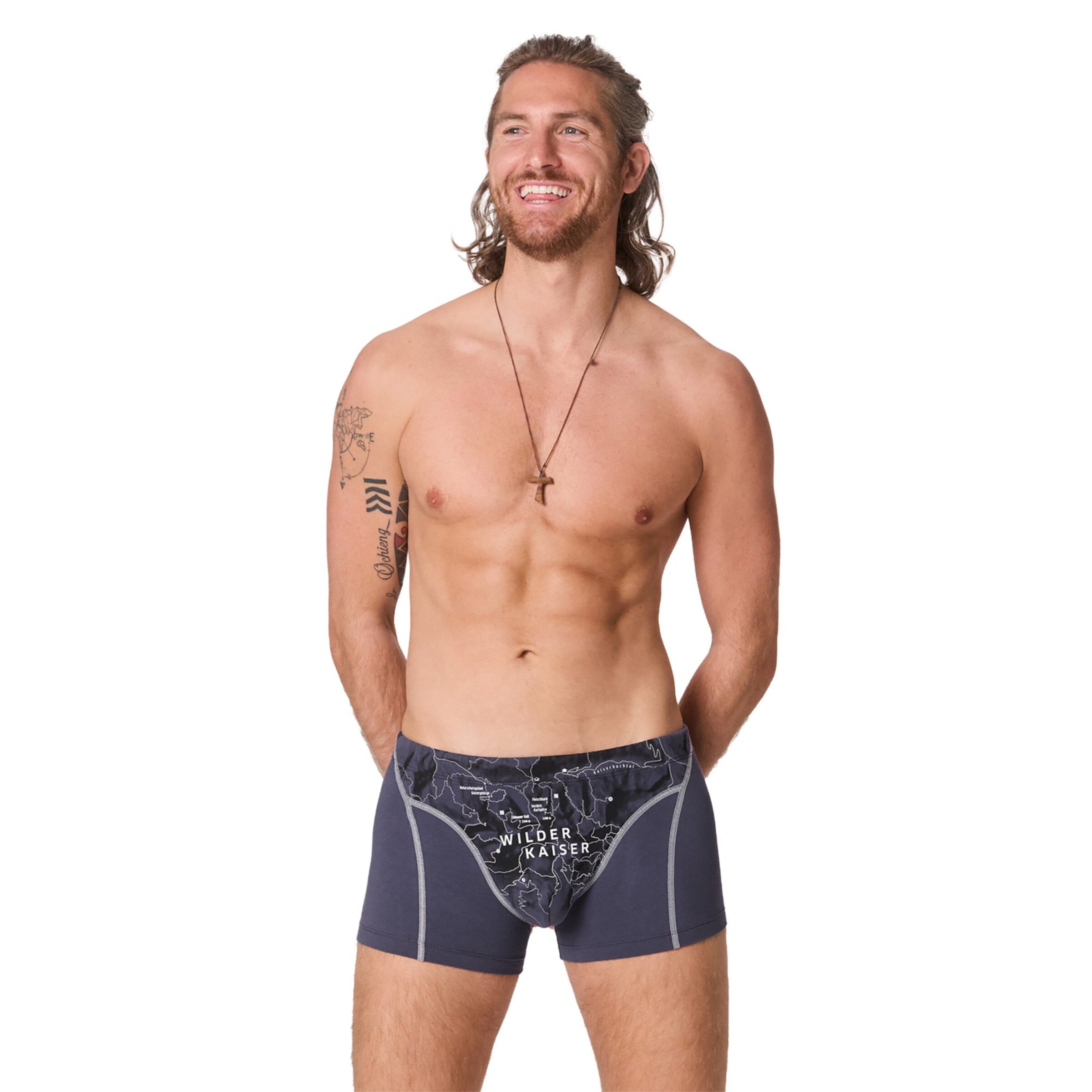 Ein schöner Fleck Erde Boxer shorts in Grey: front