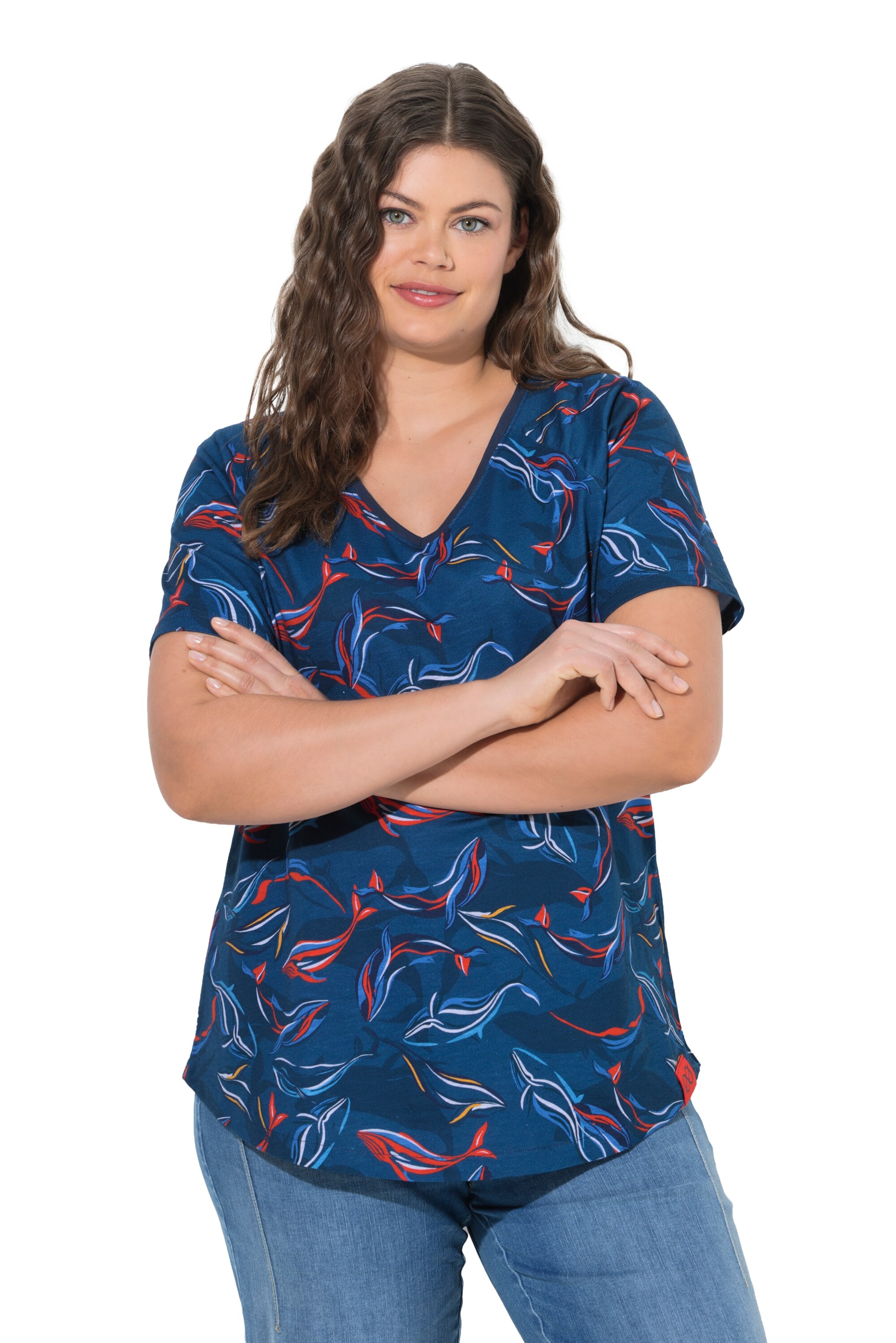 LAURASØN Shirt in Blauw: voorkant
