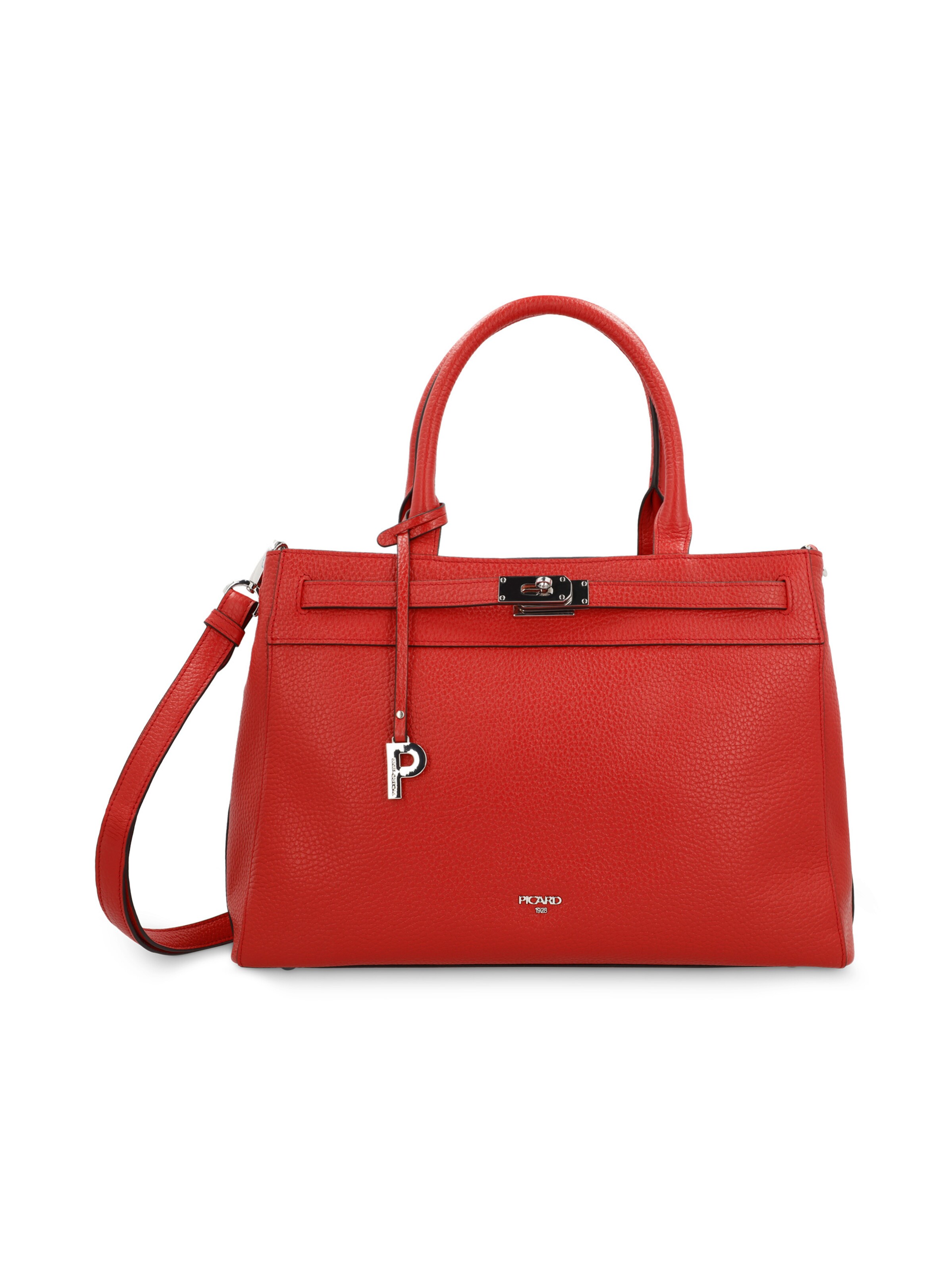 Picard Shopper 'Poppy' in Red: front