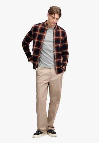 Superdry & Co Regular fit Overhemd in Blauw