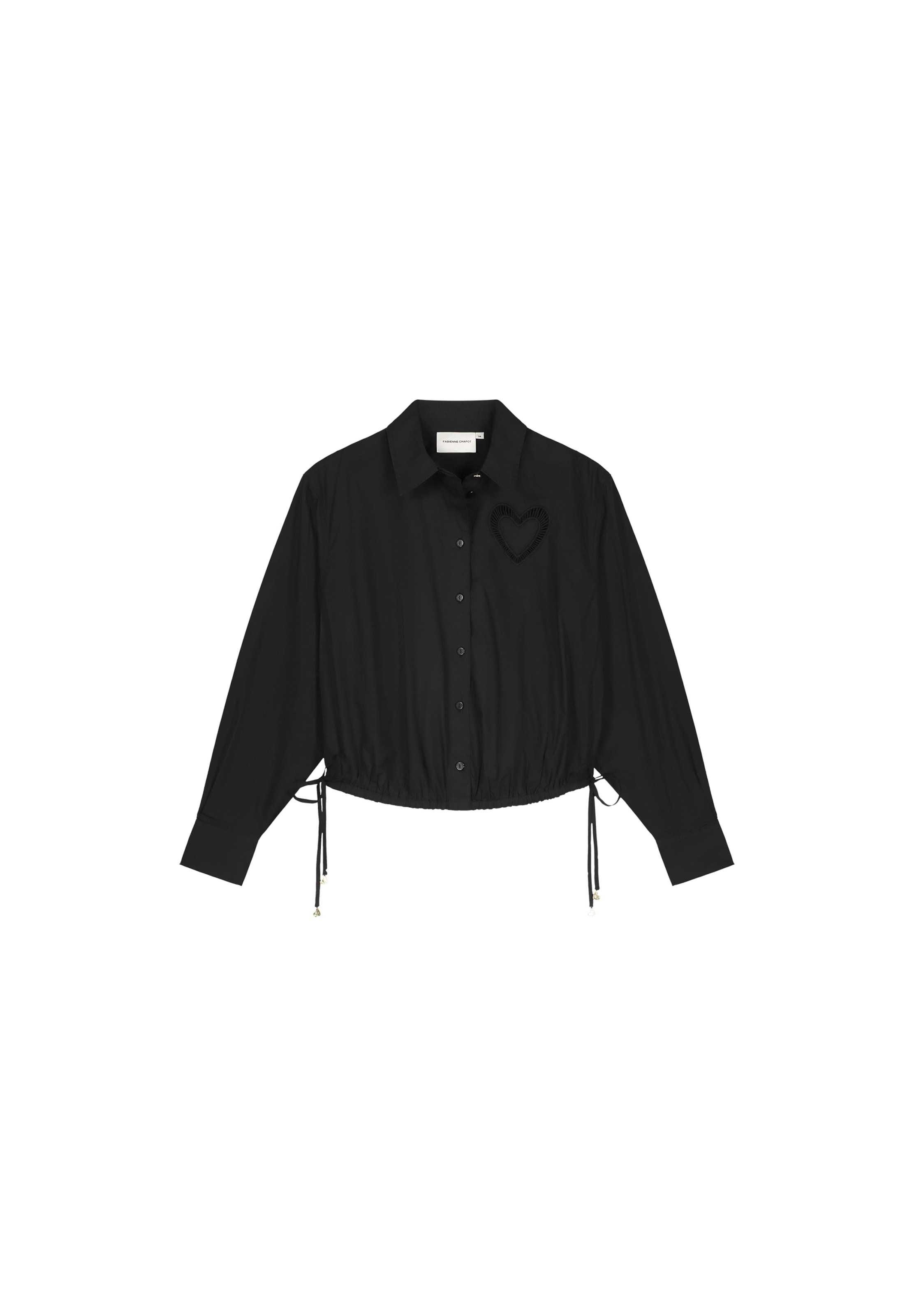 Fabienne Chapot Blouse in Zwart: voorkant