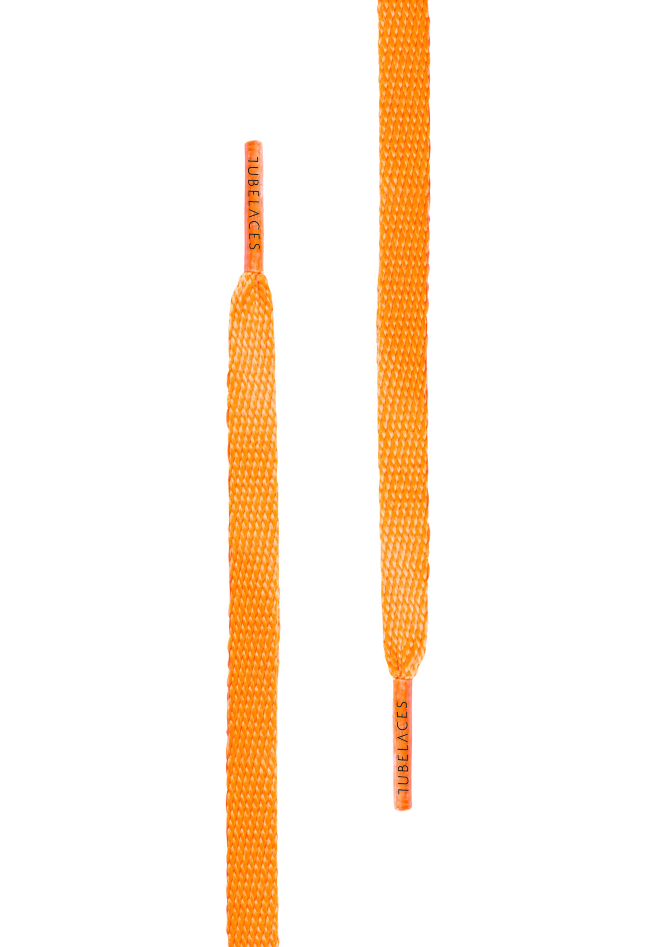 TUBELACES Doplňky k obuvi 'White Flat' – oranžová: přední strana