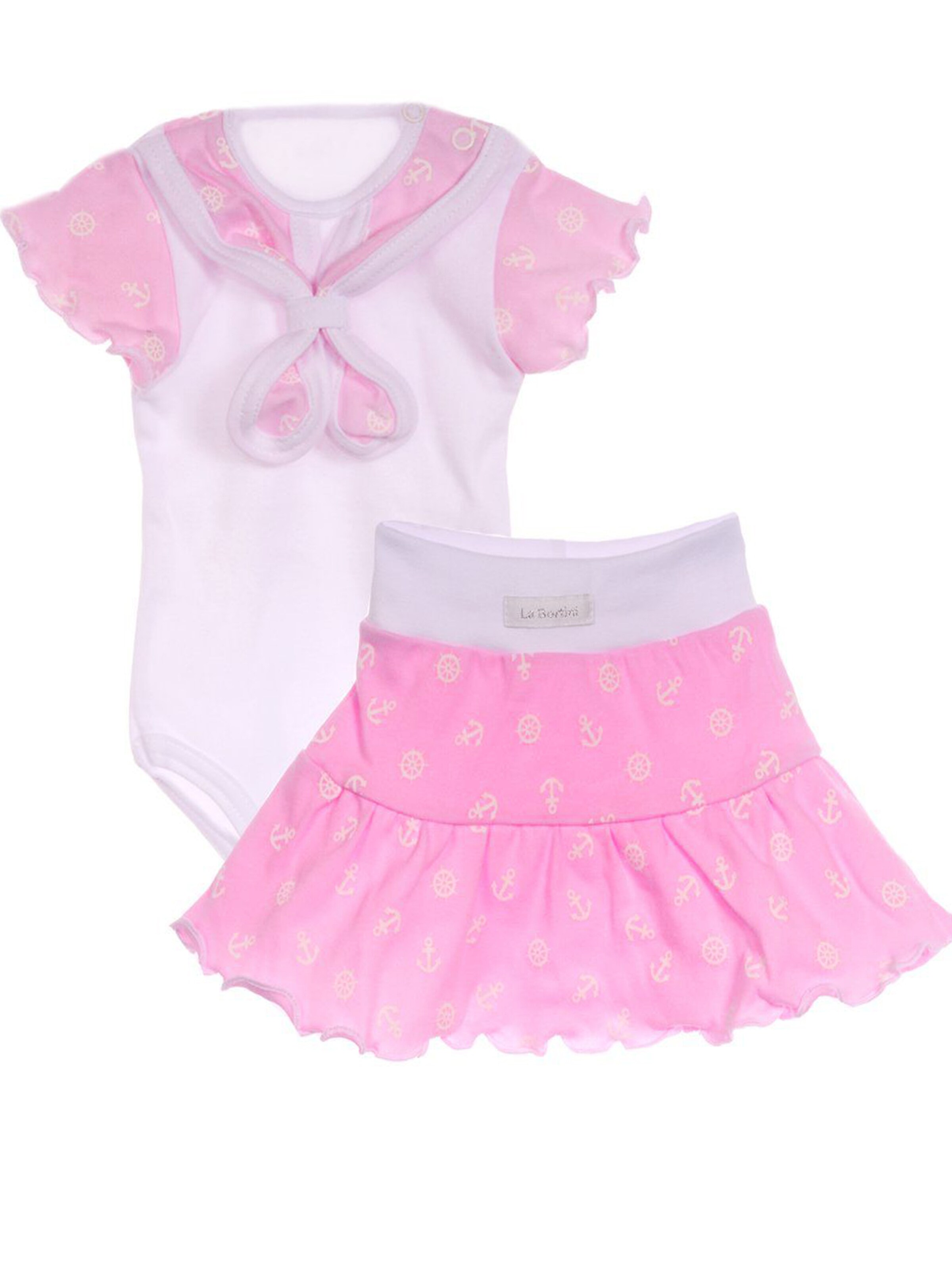 La Bortini Set in Pink: Vorderseite