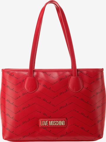 Love Moschino Shopper in Rot: front