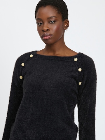 Influencer Sweter w kolorze czarny