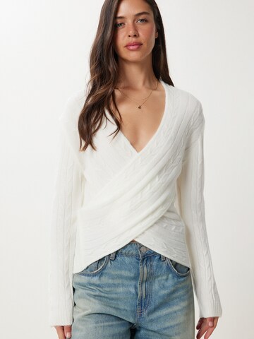 Pull-over Happiness İstanbul en beige : devant