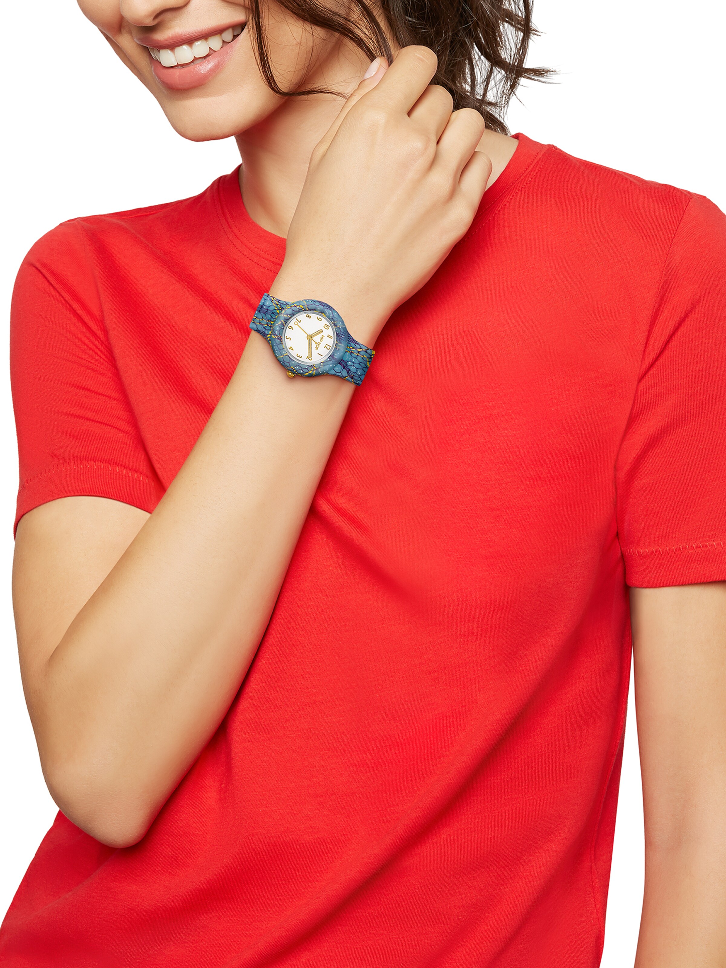 Orologio analogico 'Lace' di Hip Hop in blu