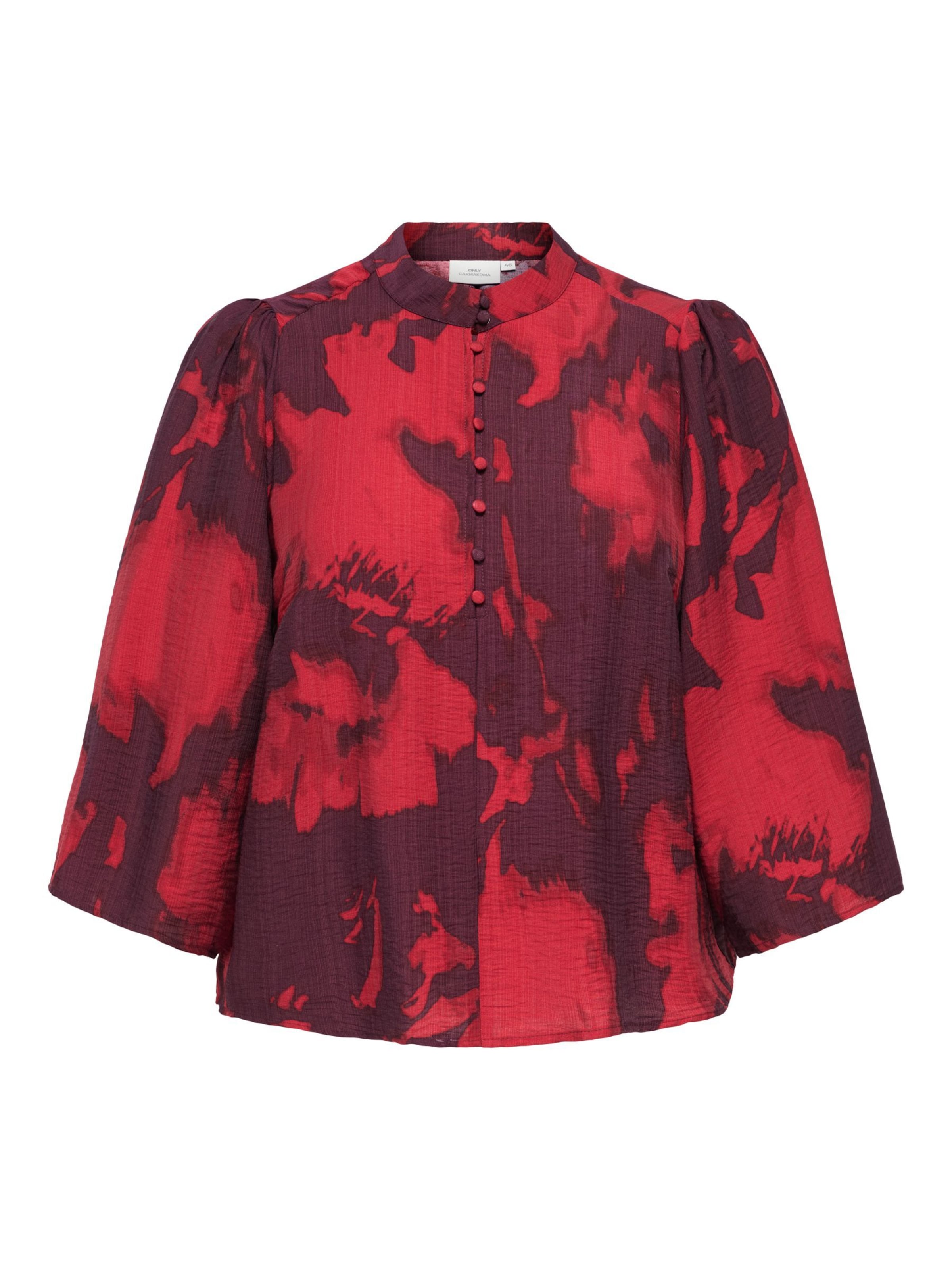 Chemisier 'CARCamille' ONLY Carmakoma en rouge : devant