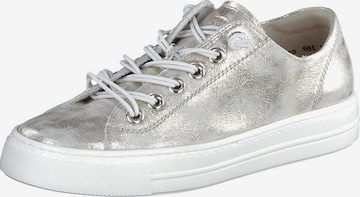 Sneaker bassa di Paul Green in argento: frontale