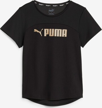 PUMA Sportshirt 'Ultrabreathe' in Schwarz: predná strana