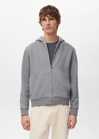 MANGO MAN Strickjacke 'Cerlerz' in Grau: Vorderseite