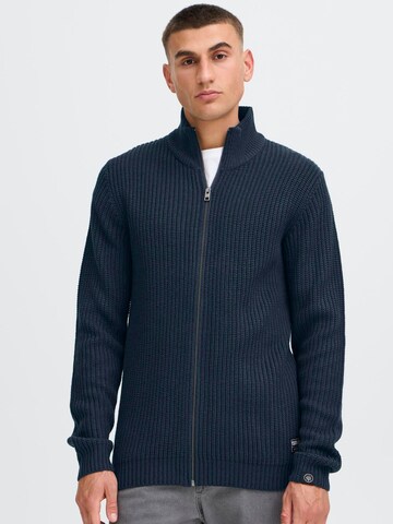 !Solid Gebreid vest 'Arno' in Blauw: voorkant