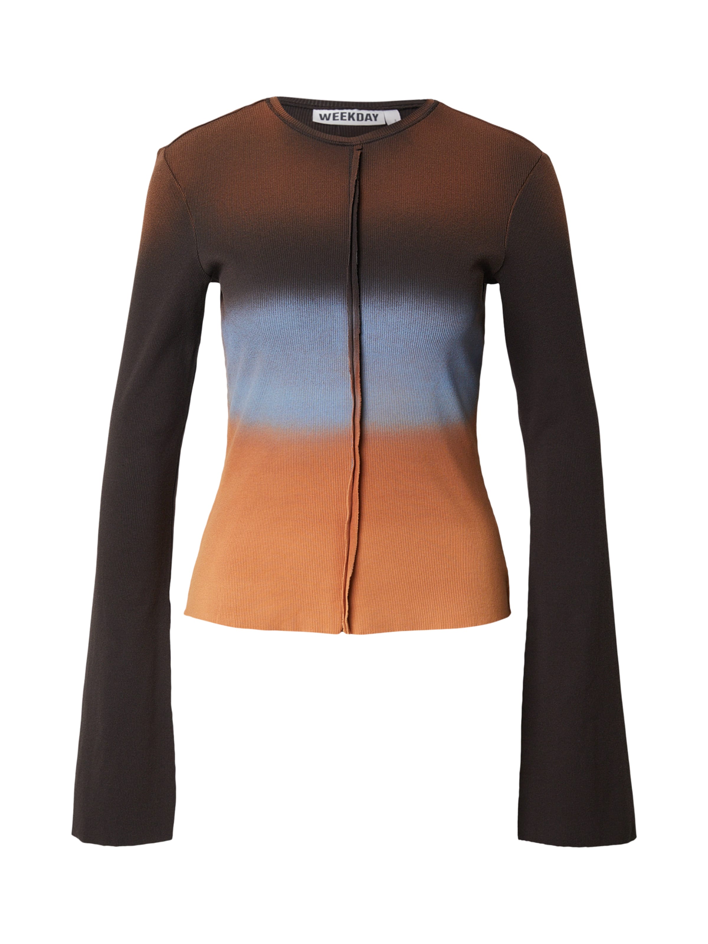 WEEKDAY Shirt in Brown: front