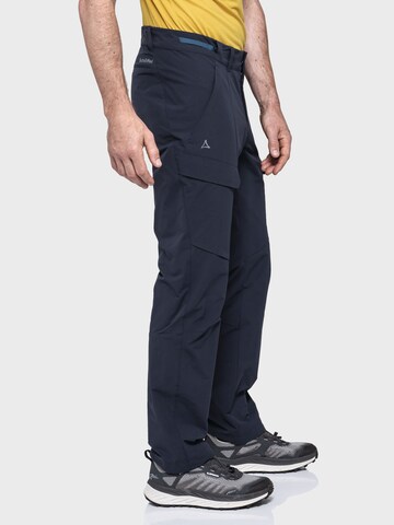 Schöffel Regular Outdoor trousers 'Kitzstein' in Blue