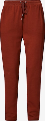 COMMA Regular Broek in Rood: voorkant