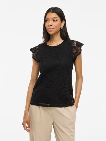 VILA Blouse 'VIMynte' in Zwart: voorkant