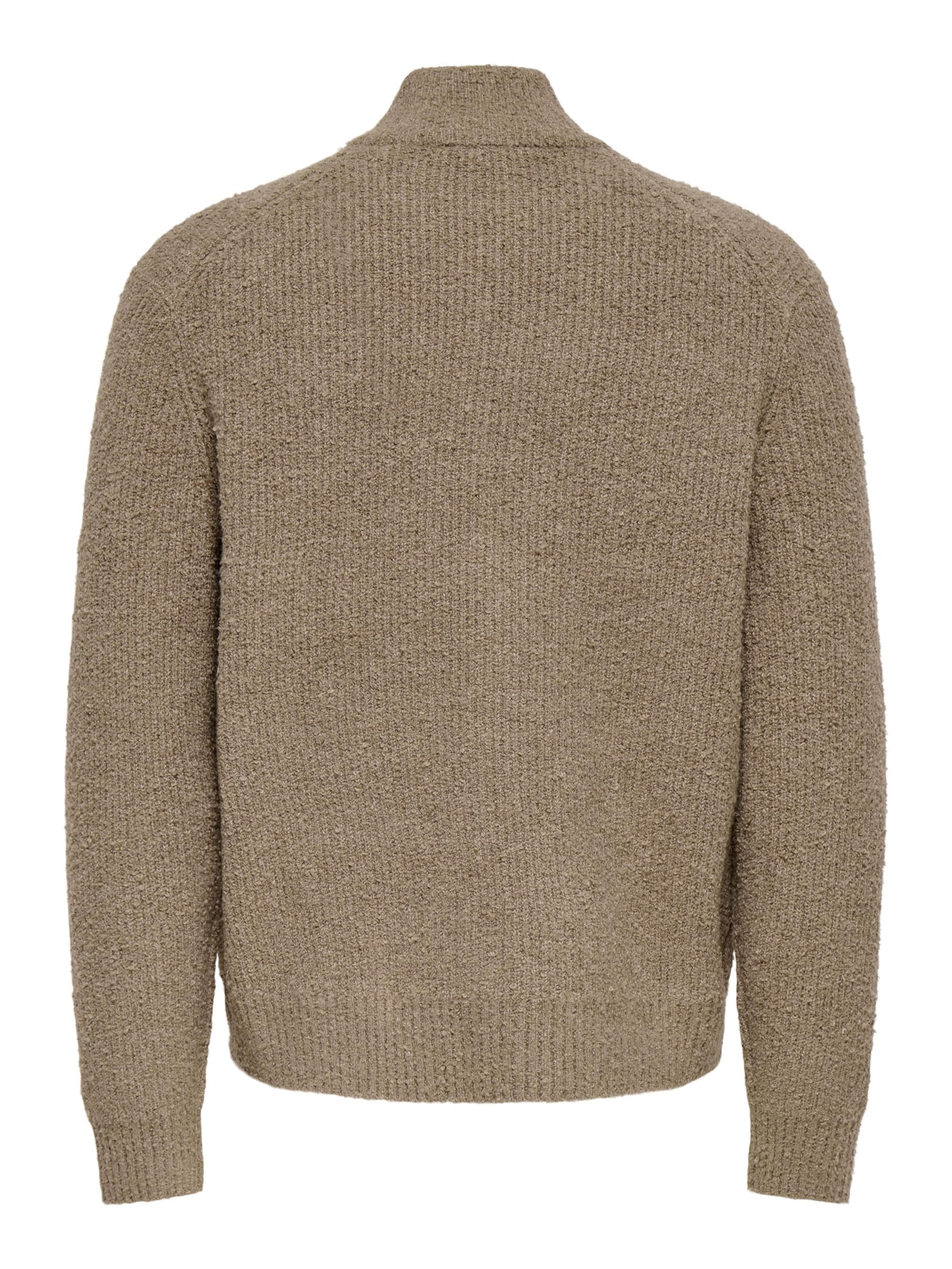 Only & Sons Strickjacke 'DALE ' in Braun