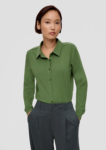 Camicia da donna di s.Oliver in verde: frontale