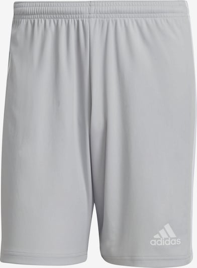 ADIDAS PERFORMANCE Workout Pants in Grey / White, Item view