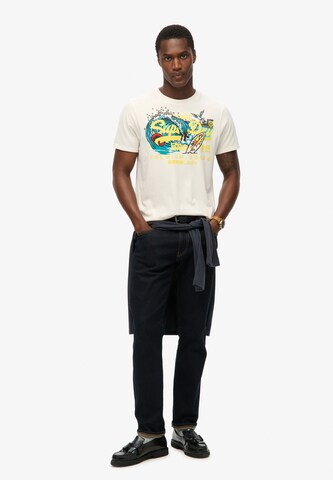 Superdry Tričko 'LA' – bílá