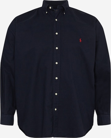 Polo Ralph Lauren Big & Tall - Ajuste regular Camisa en azul: frente
