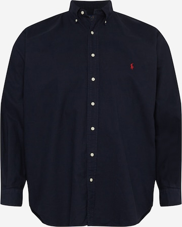 mėlyna Polo Ralph Lauren Big & Tall Standartinis modelis Marškiniai: priekis