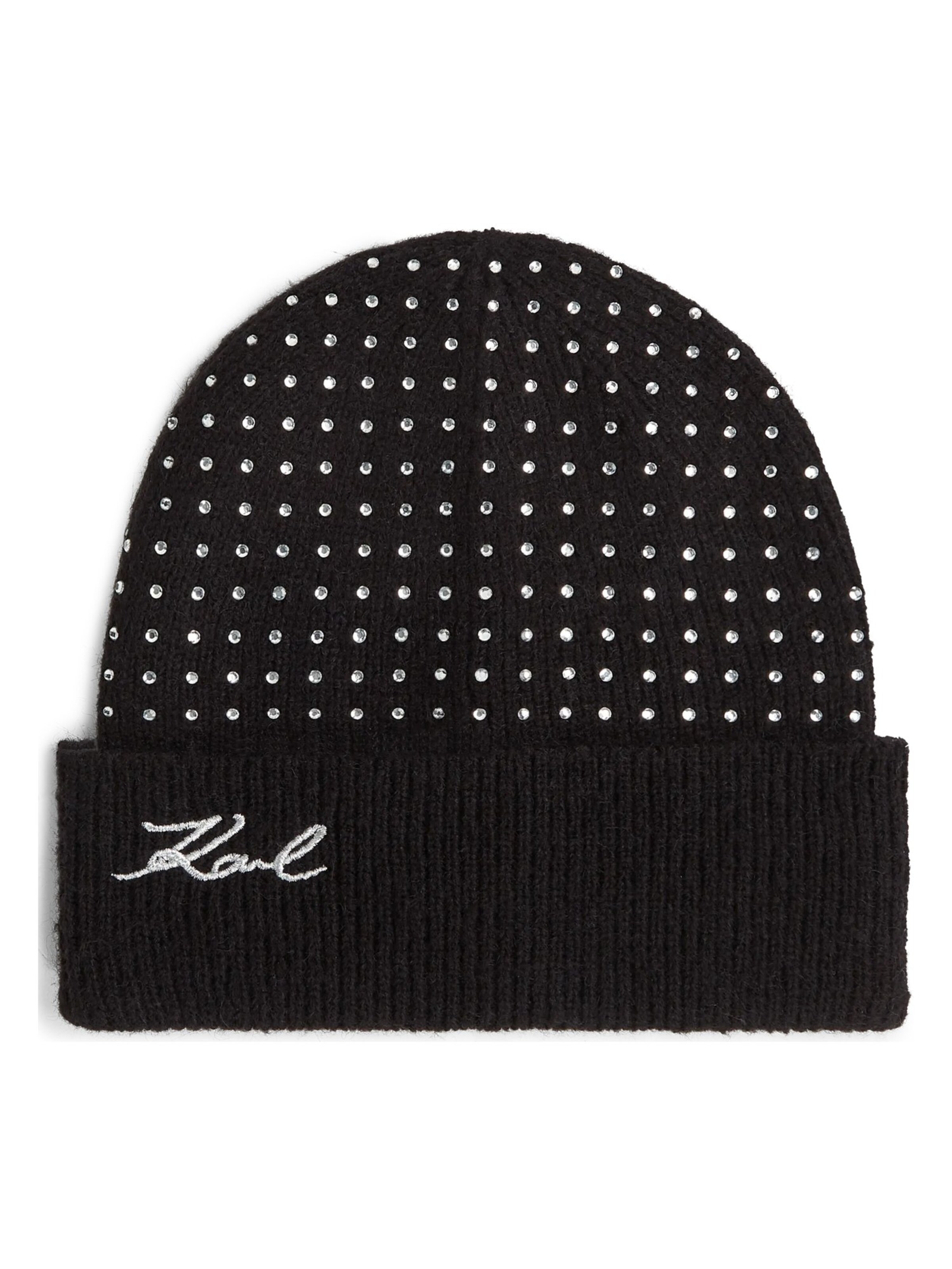Karl Lagerfeld - Gorra en negro: frente