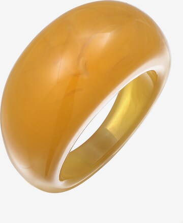 Bague ELLI en jaune : devant